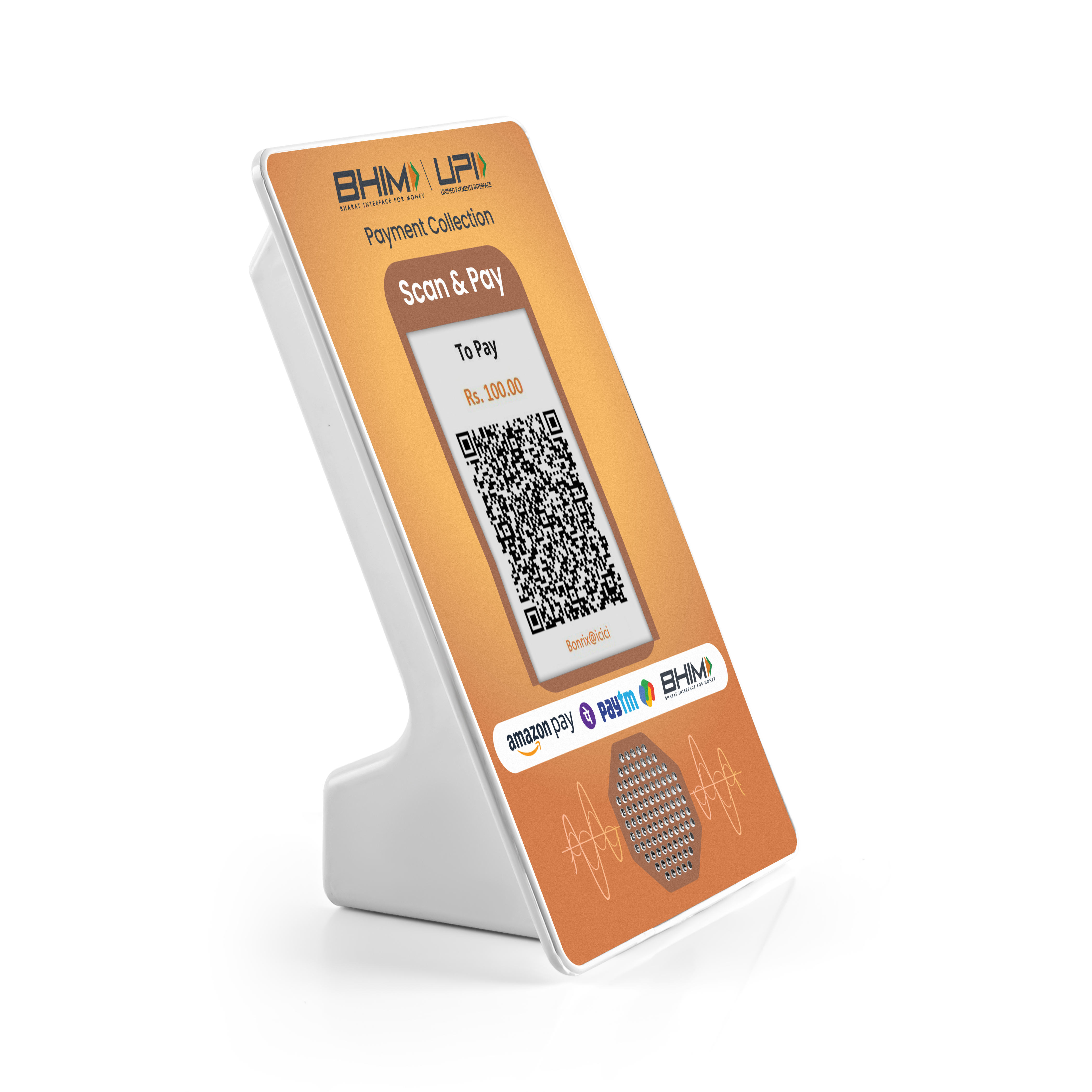 Digital QR - USB Payment Soundbox + Dynamic QR Display(DQR-222)